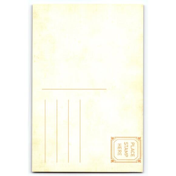 Vintage Halloween Postcard with Ghost, Cat, and Doll in Costume - Picture 2 of 2